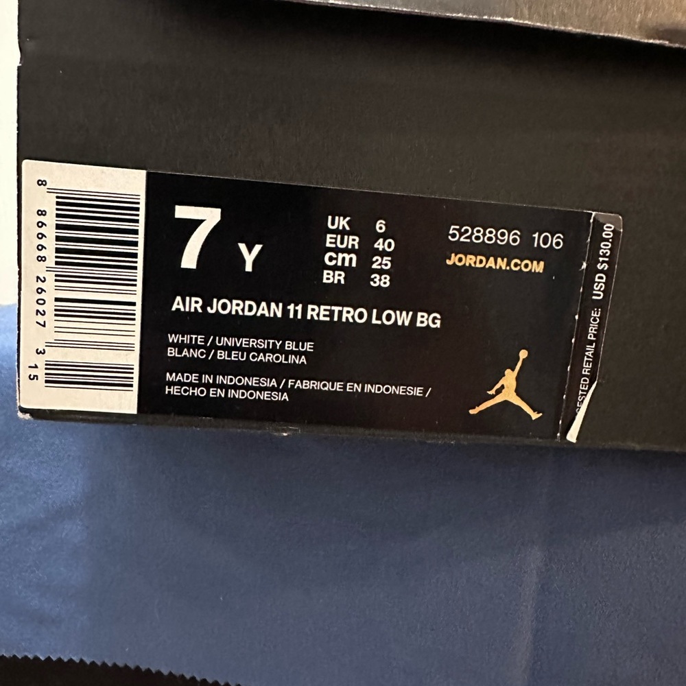Air Jordan retro low 11 “UNC” - Picture 5 of 8